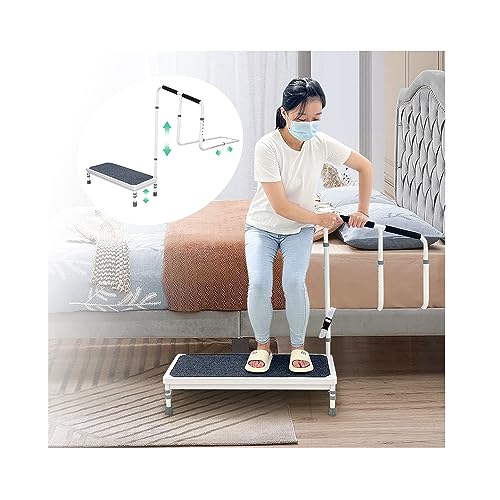 Bed Step Stool with Rail for High Beds - 400lb K216390