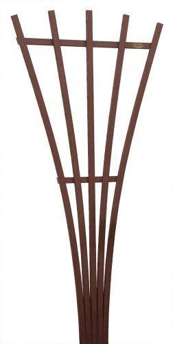 White Traditional Fan Trellis H708