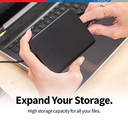 2TB Portable External Hard Drive USB 3.0 Black V5079
