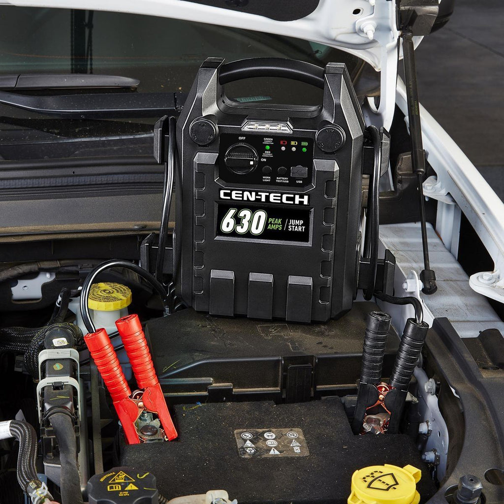 630 Peak Amp Portable Car Battery Jump Starter and Power Pack J5479