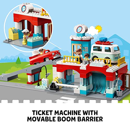 Parking Garage and Car Wash Set with Garage, Gas Station & Toy Cars K8005