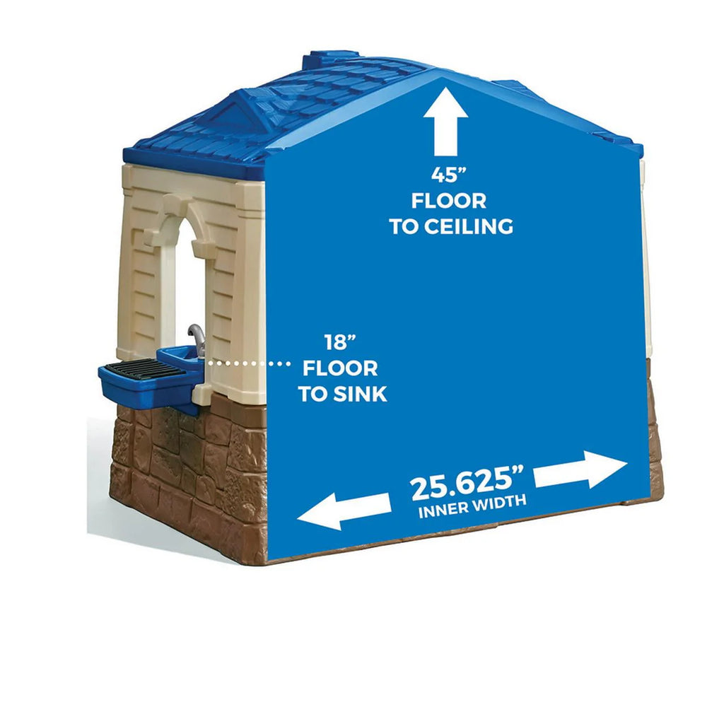 Brown Plastic Playhouse D7541