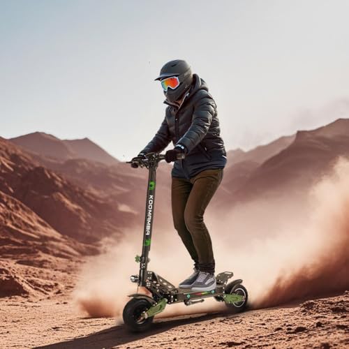 1200W Electric Scooter with 52V Battery, 10" Off Road Fat Tires O948