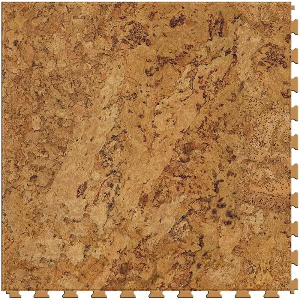 6 Tiles Wood Grains Cork Floor Tile W59351