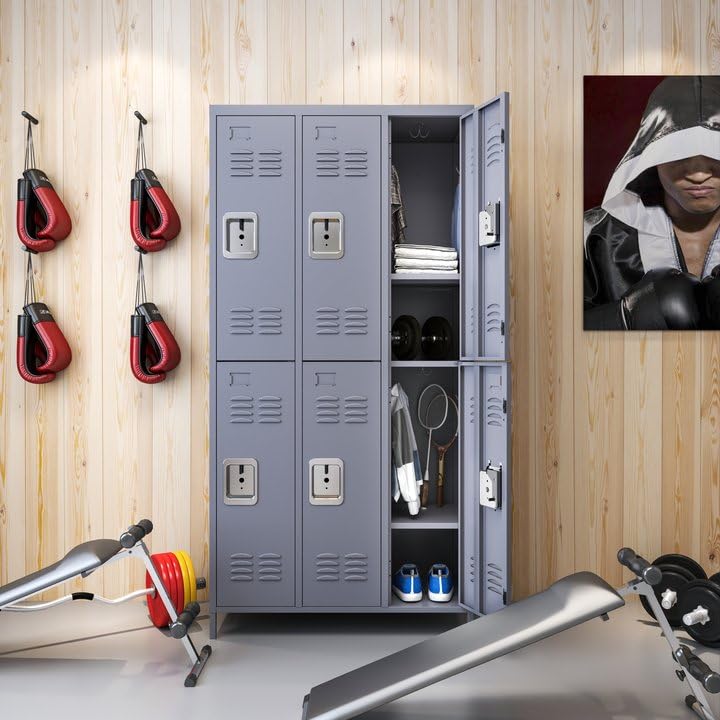 9 Door Steel Storage Locker (Black) T1037