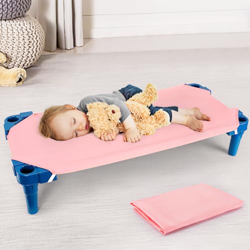 Pink Brushed Microfiber Standard Size Cot Sheet with Elastic Corner Strap, 1 Pack N2354