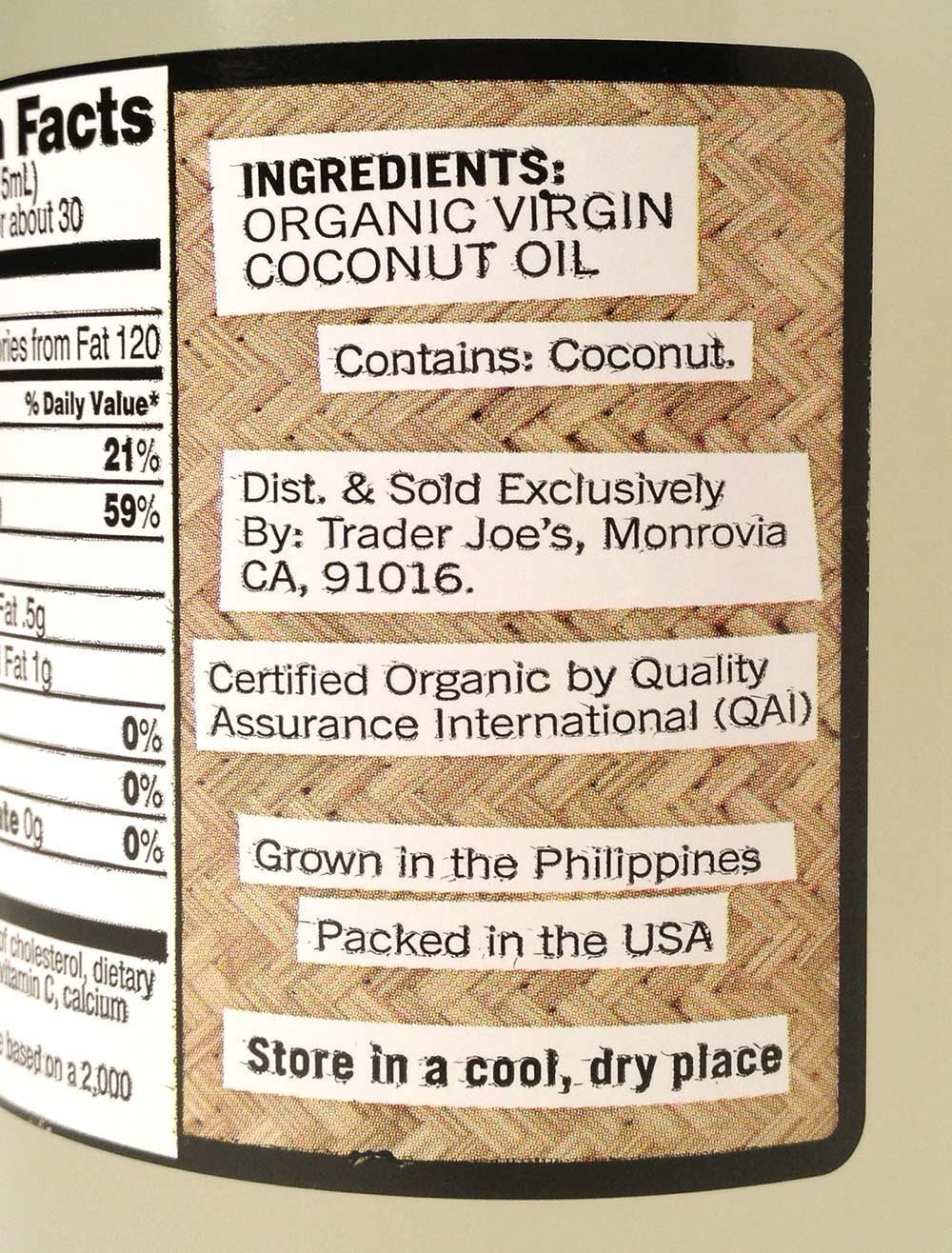 Organic Virgin Coconut Oil, 16 fl oz L201590