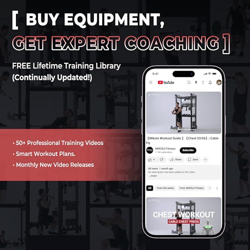 Power Cage with Cable Crossover System for Home Gym E9847