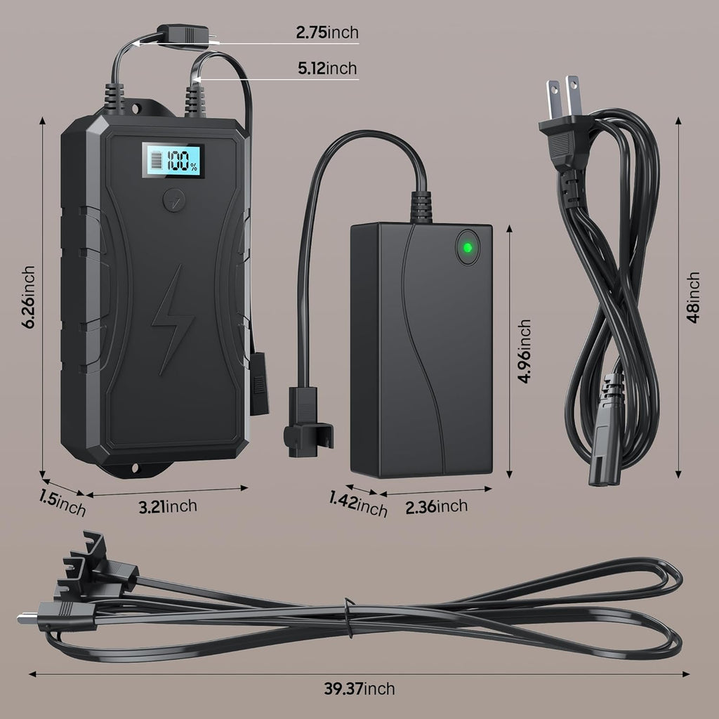 2500mAh Rechargeable Battery Pack with LCD Display for Electric Recliner Z54184