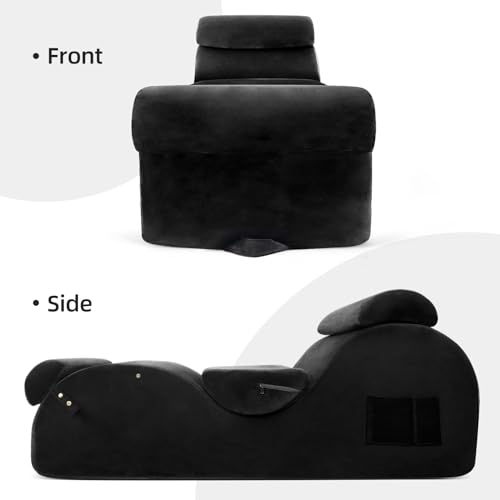 Pink X-L Chaise Lounge Chair with Headrest T86351