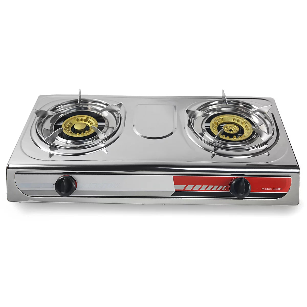 2 Burner Gas Propane Stove with Regulator and Hose N644