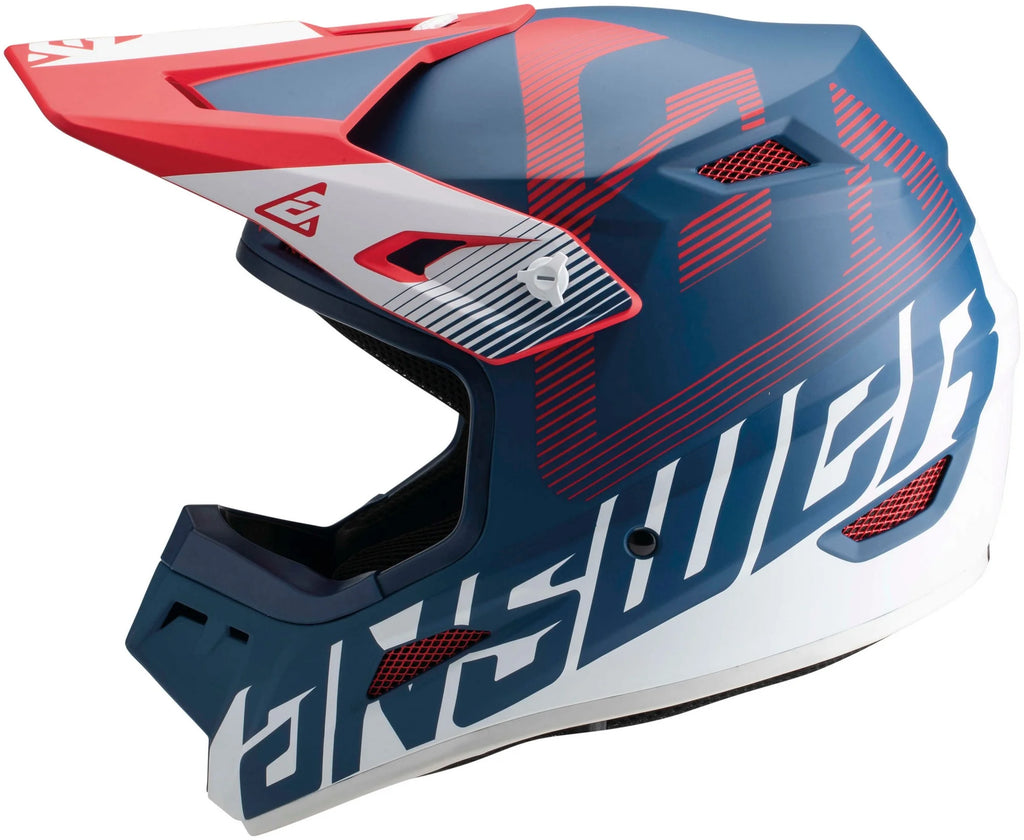 Red/White/Blue XL Offroad Helmet E450