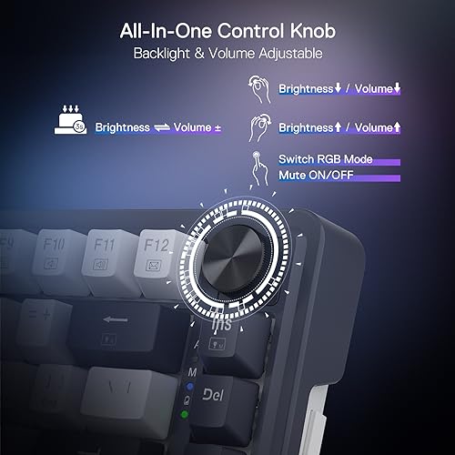 75% Wireless RGB Gaming Mechanical Keyboard with Hot-Swap Socket L63252