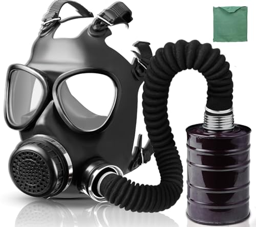 Full Face Gas Mask Respirator with 40mm Activated Carbon Filter W492915