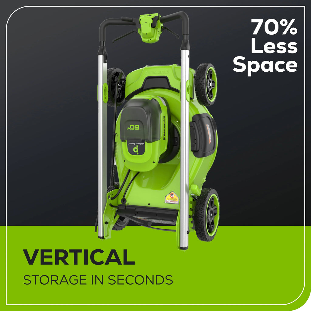 60V 21 Self Propelled Lawn Mower with 8.0 Ah Battery & Rapid Charger Y255310