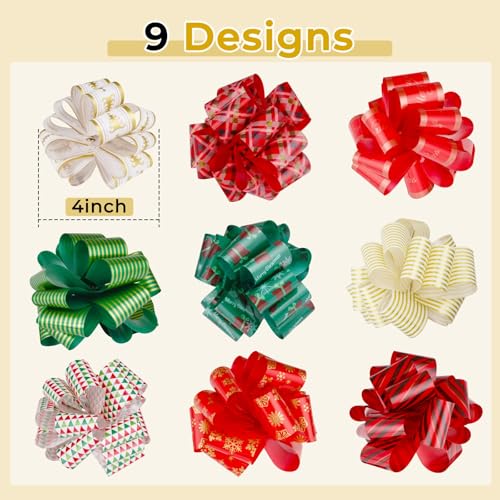 27PCS Christmas Gift Wrap Bows Z22862