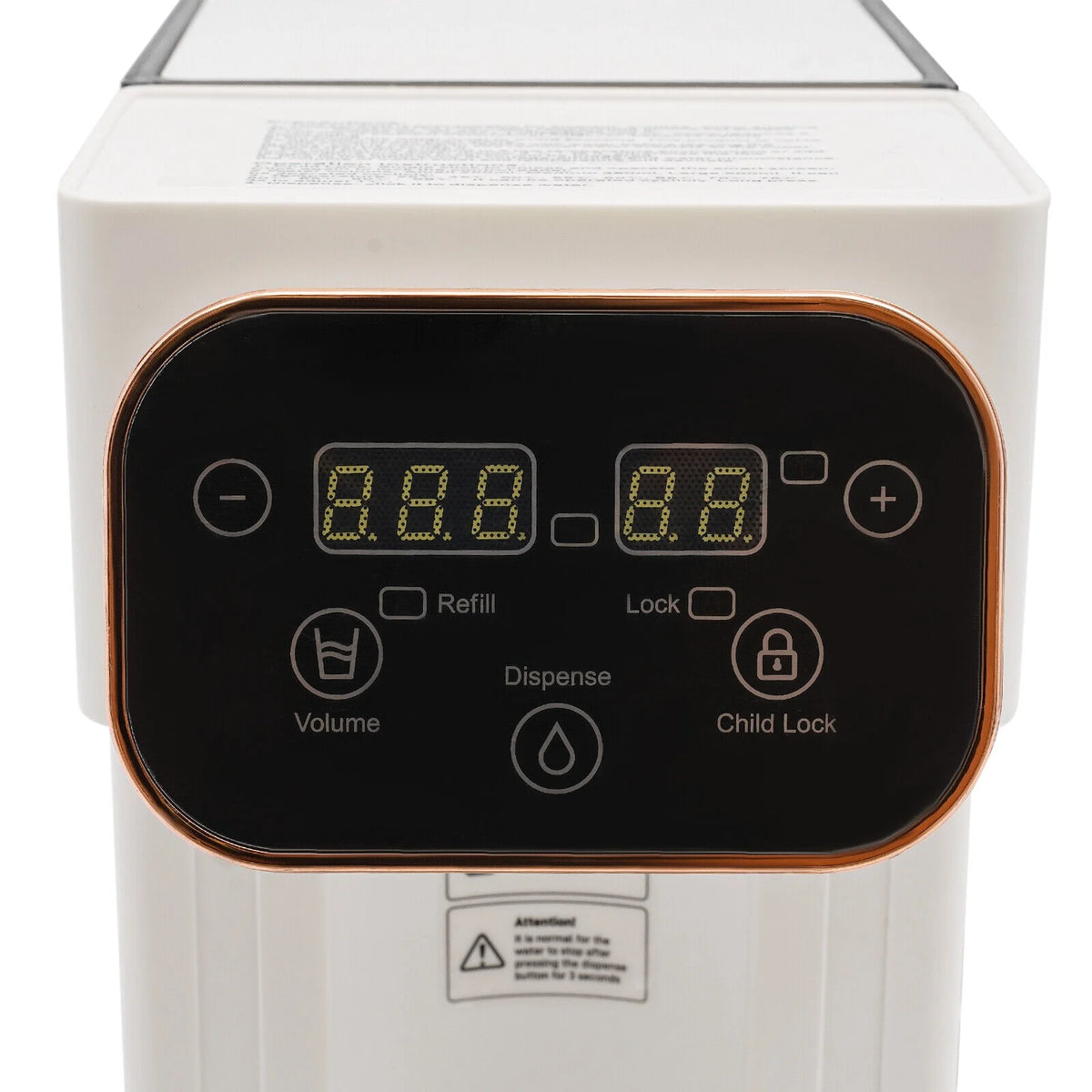 1500W Electric Kettle Hot Water Dispenser with Filter LCD Panel S408298