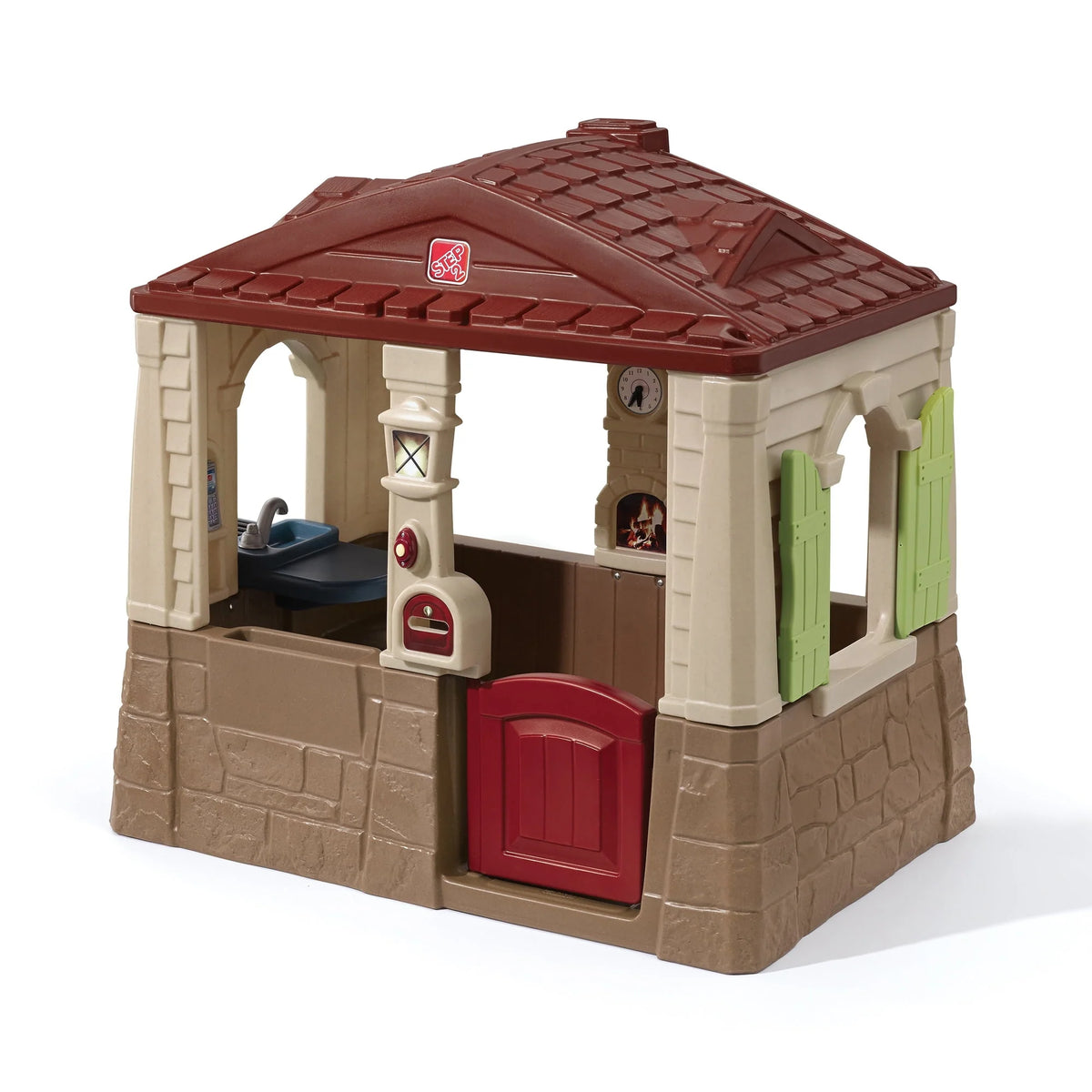 Brown Plastic Playhouse D7541