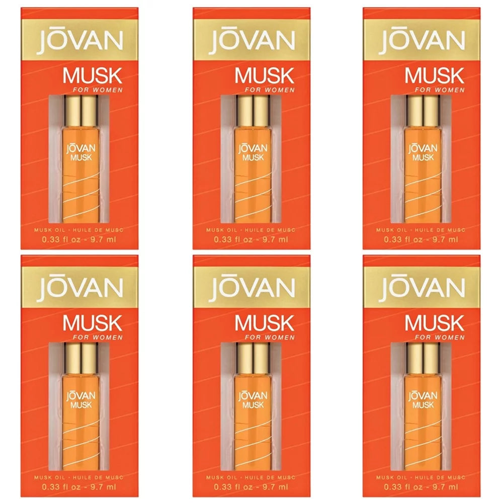 Pack of 6 Musk Oil 0.33 oz R255506