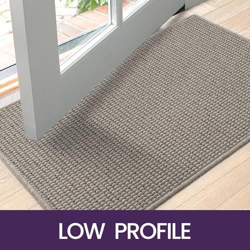 Black Non-Slip Door Mat 24"x36" B543606
