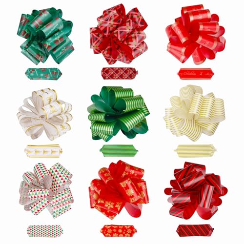 27PCS Christmas Gift Wrap Bows Z22862