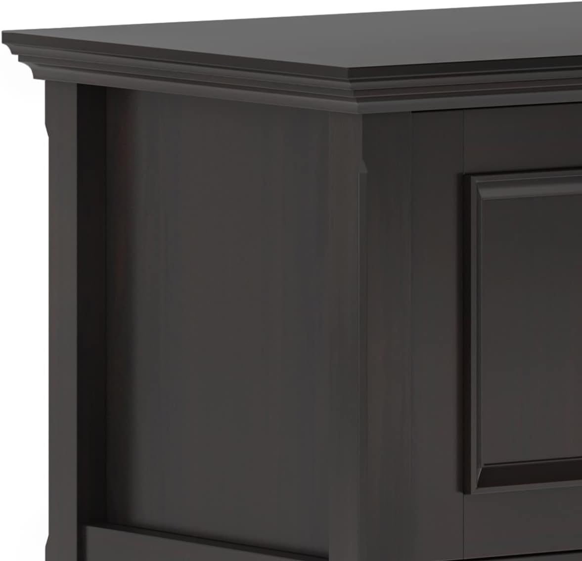 72 inch Solid Wood Media Stand, Hickory Brown R99664