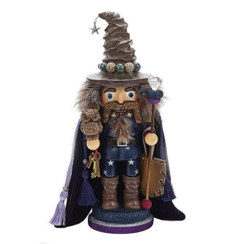 15" Hollywood Wizard Nutcracker with Owl E75179