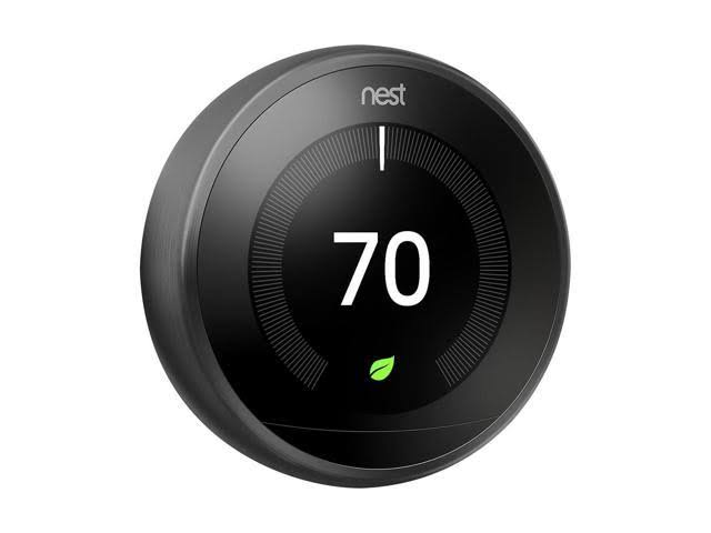 Black Learning Thermostat N520267