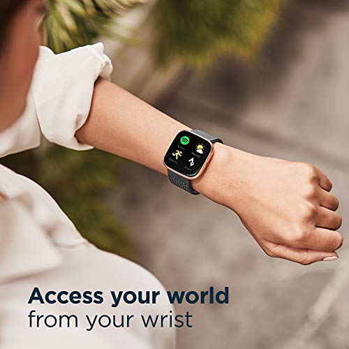 Black/Carbon Smartwatch with Heart Rate F96596