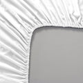 Twin XL Fitted Sheet Only - Cotton 340 Thread Count - 16” Deep Pocket
