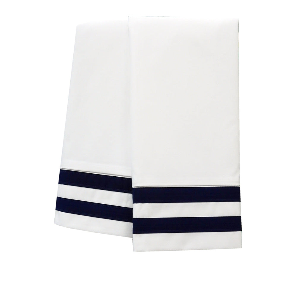 Banded Pillowcase Set Luxurious 608 Thread Count USA