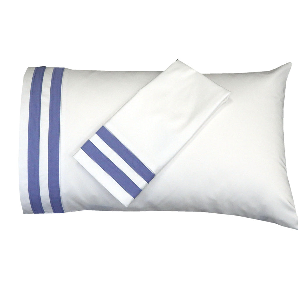 Banded Pillowcase Set Luxurious 608 Thread Count USA
