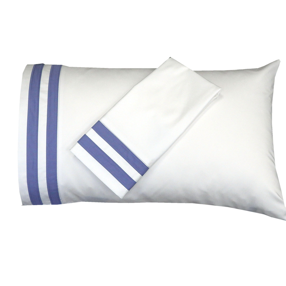 Banded Pillowcase Set Luxurious 608 Thread Count USA