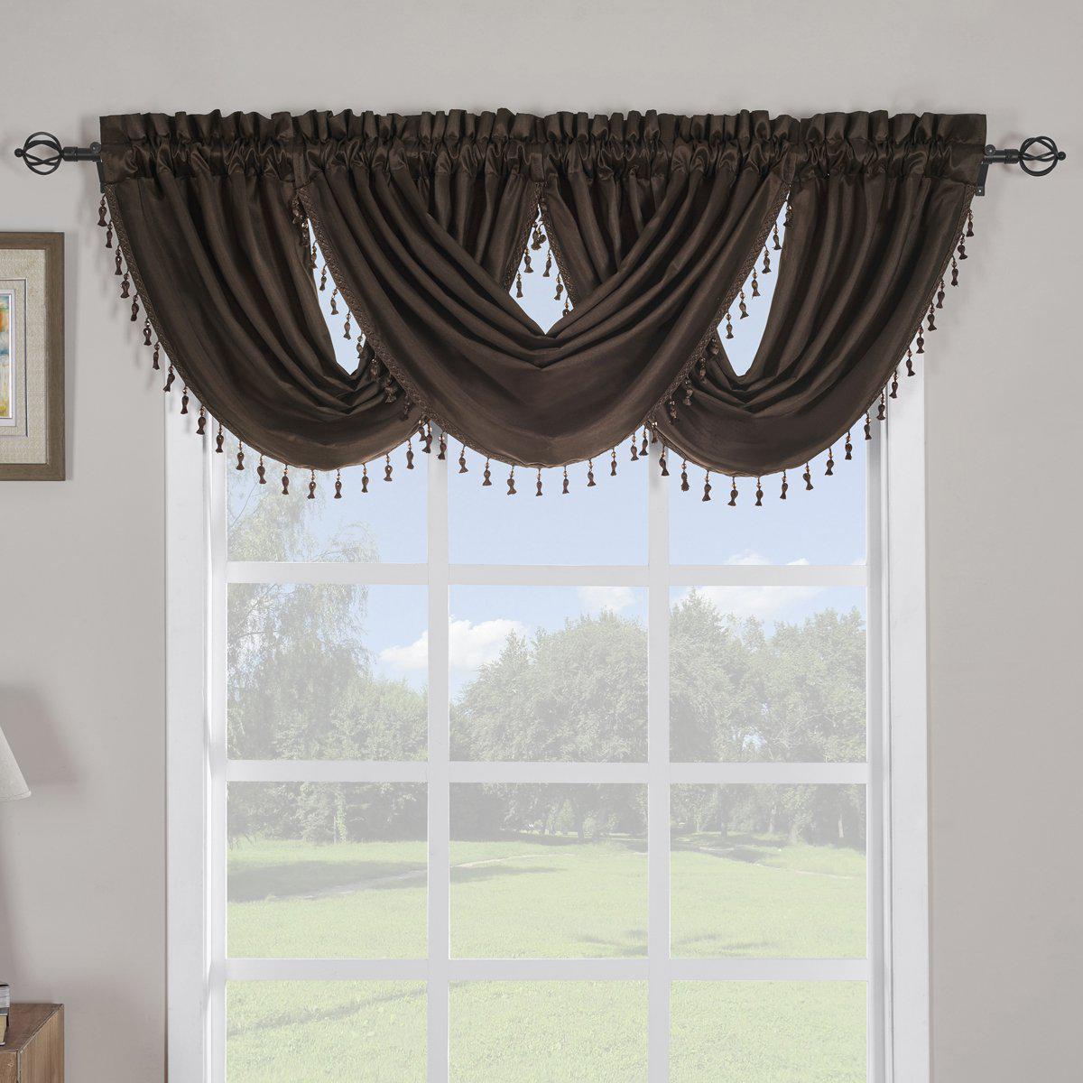 Soho Waterfall Window Valance 57”wx 37”L (Single)