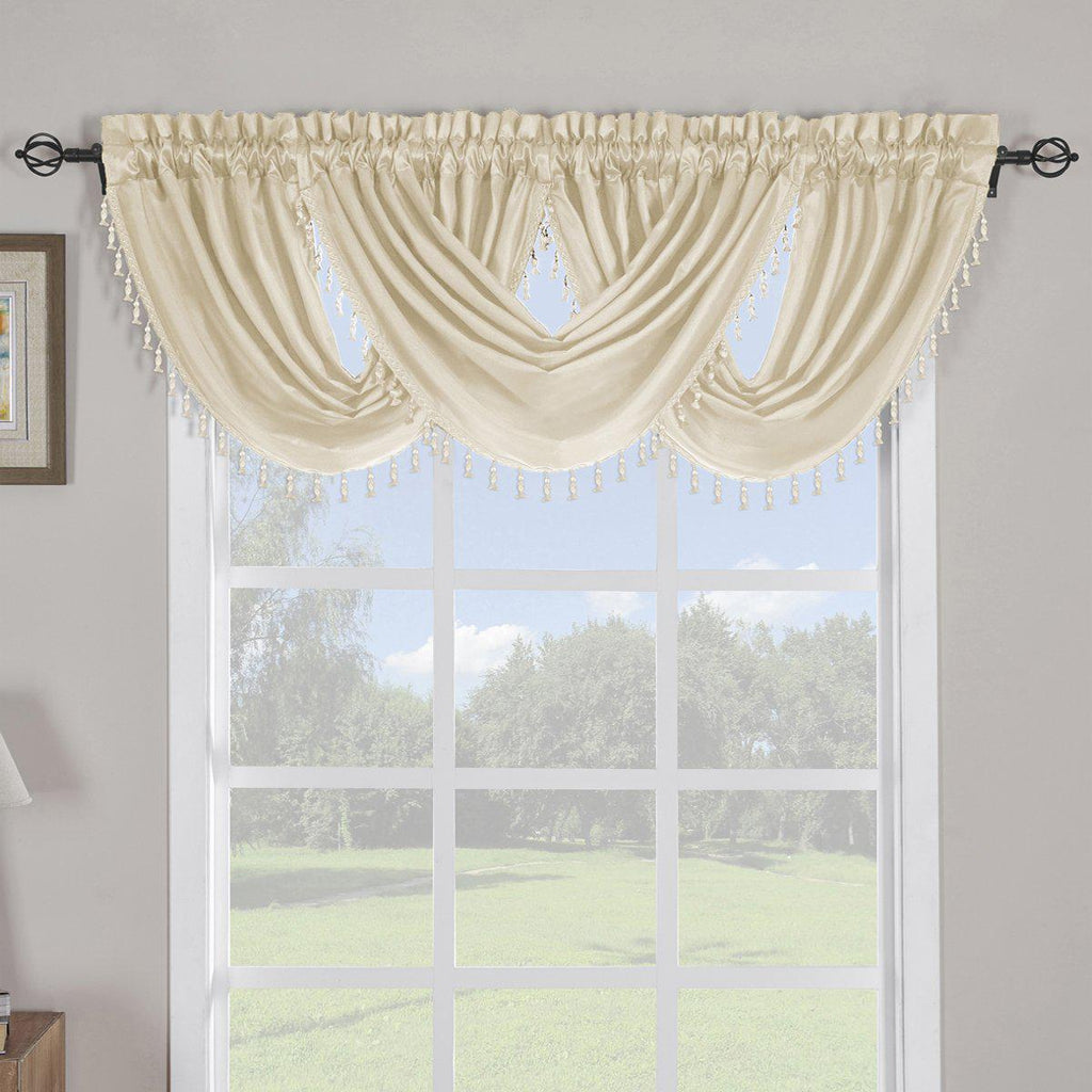 Soho Waterfall Window Valance 57”wx 37”L (Single)