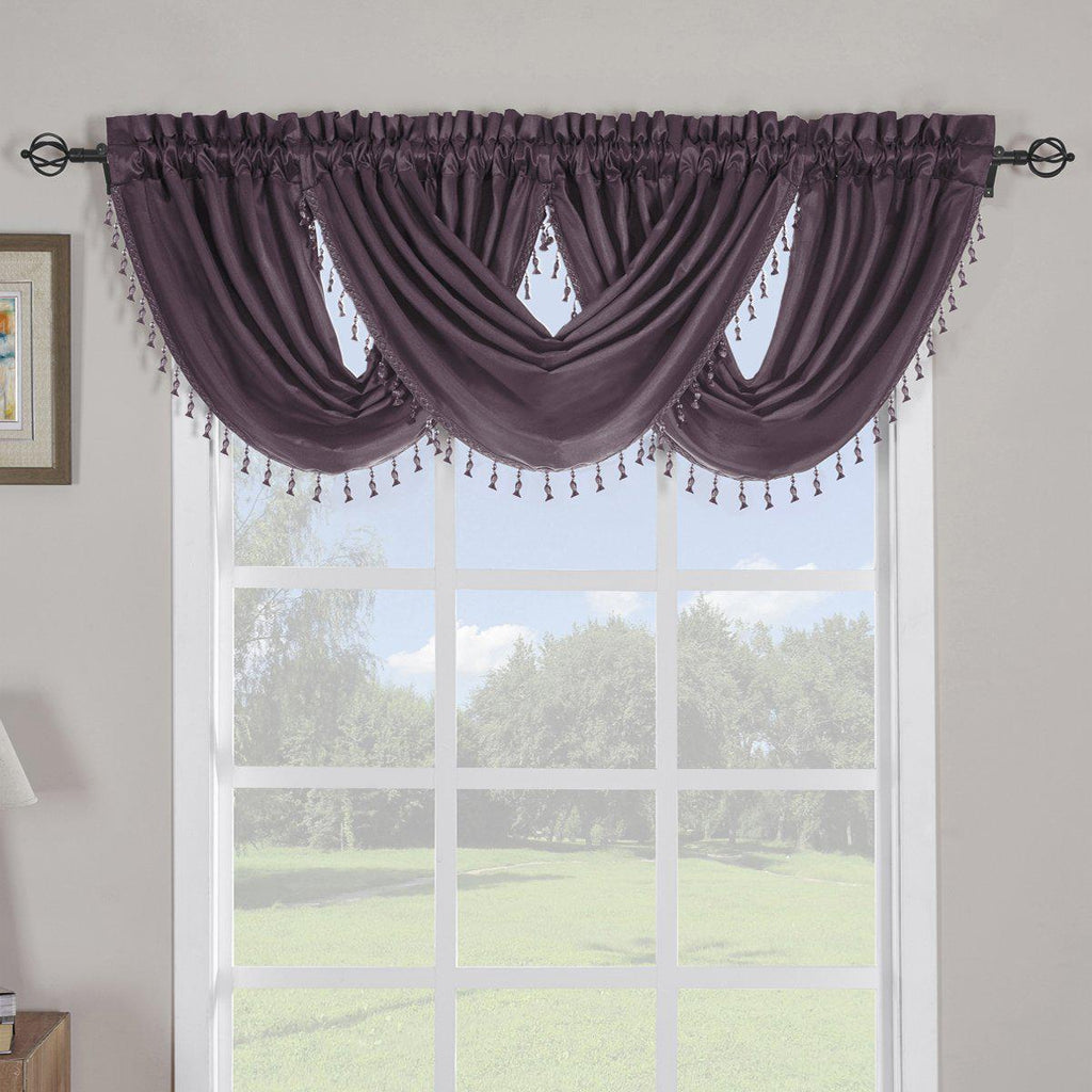Soho Waterfall Window Valance 57”wx 37”L (Single)