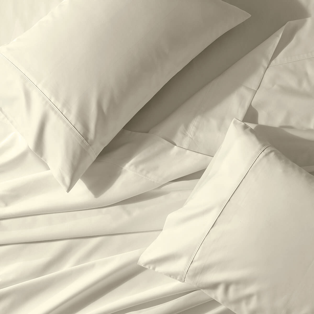 Good Weight 100% Cotton Sateen Pillowcases (Pair)