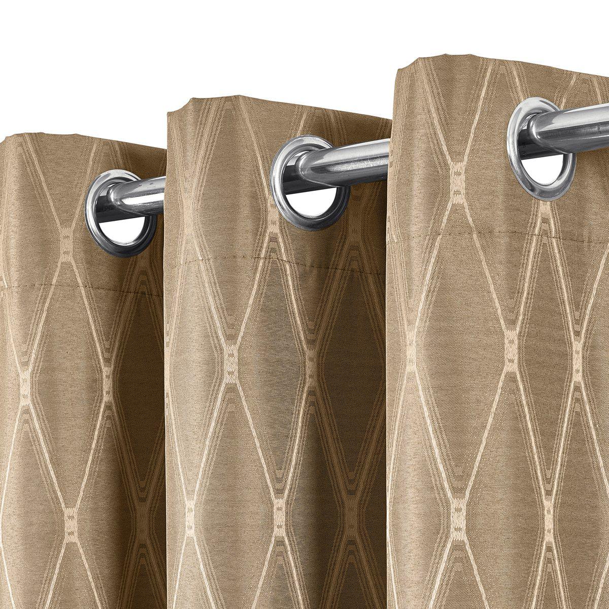 100% Blackout Curtain Jacquard Thermal Insulated Victoria Panels ( Set Of 2)