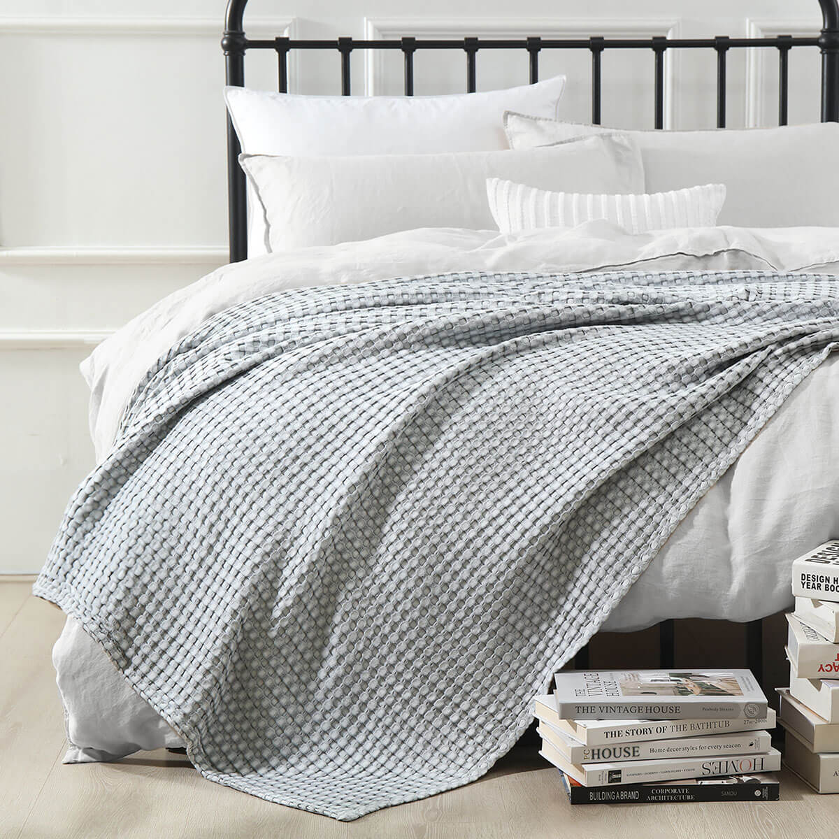 Cozy Bamboo Waffle Blanket/Throw