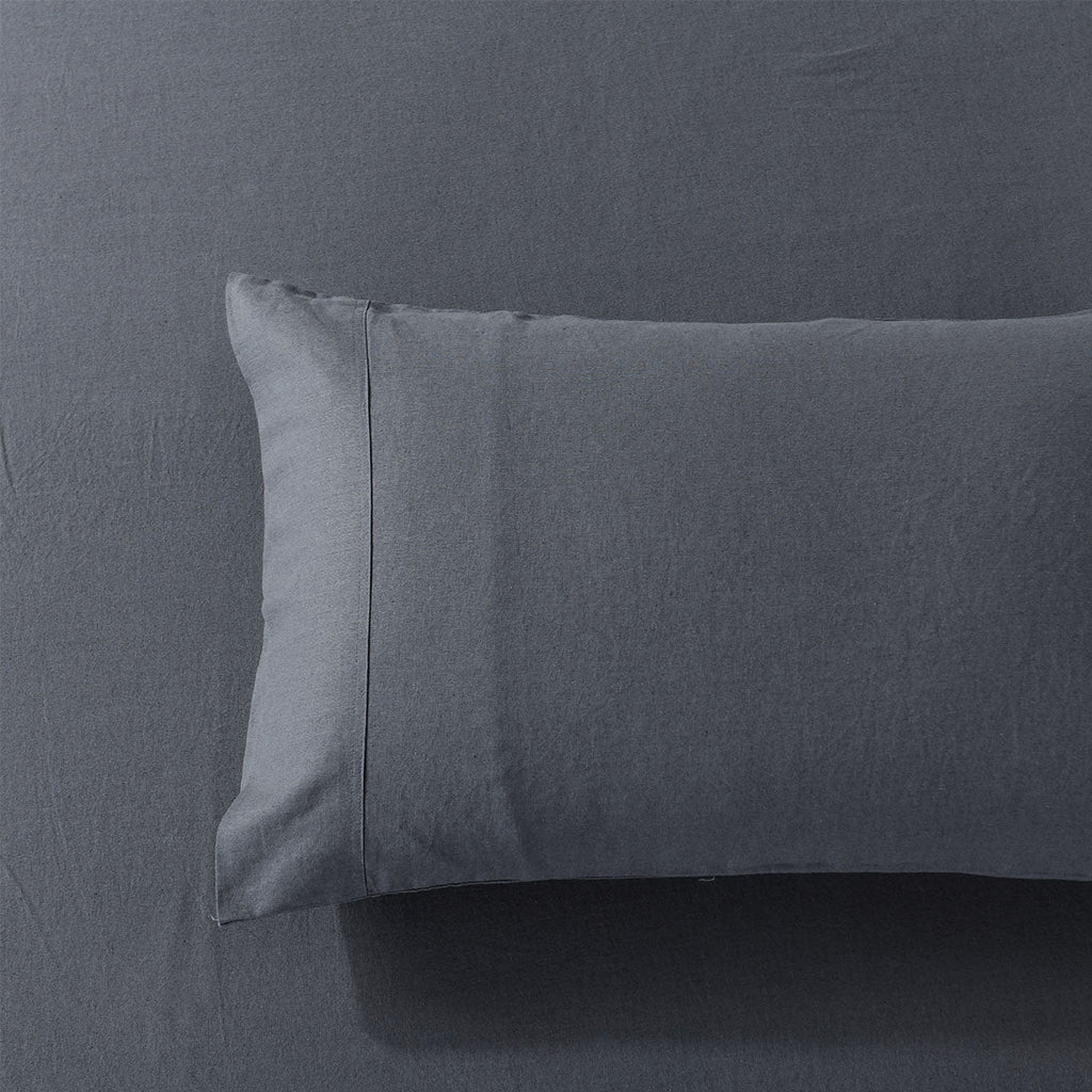Pre-Washed Belgian Flax Linen Cotton Pillowcases (Pair)