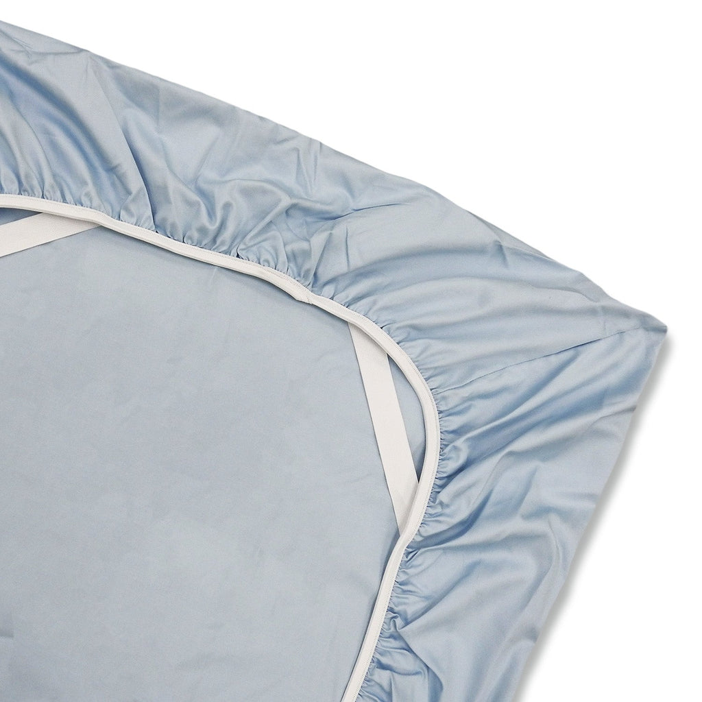 Low Profile Fitted Sheet (7-10 Inches) 100% Cotton Sateen – USA