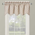 Diamond Pintuck Lined Window Valance 52"Wx17"L (Single)