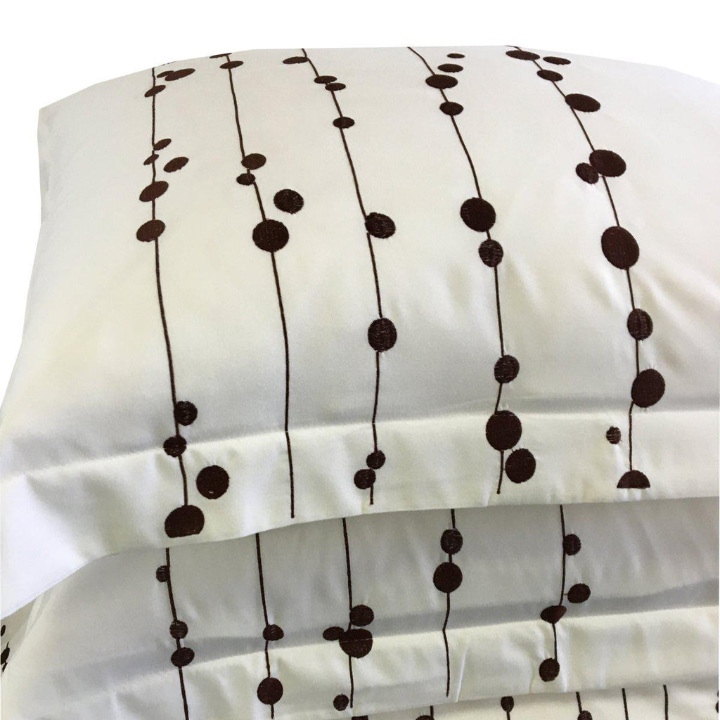 Ellis Embroidered 3-Piece Duvet Cover Sets
