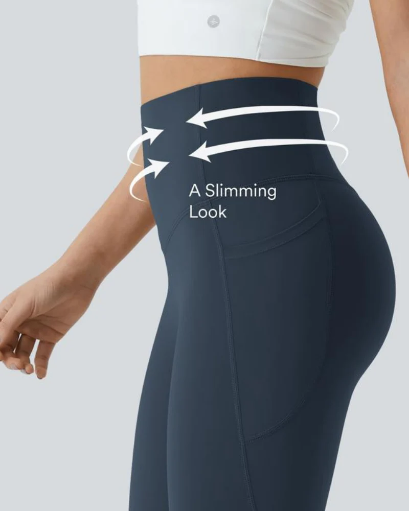 Tummy Control Butt-Lifting Training Leggings with Pockets