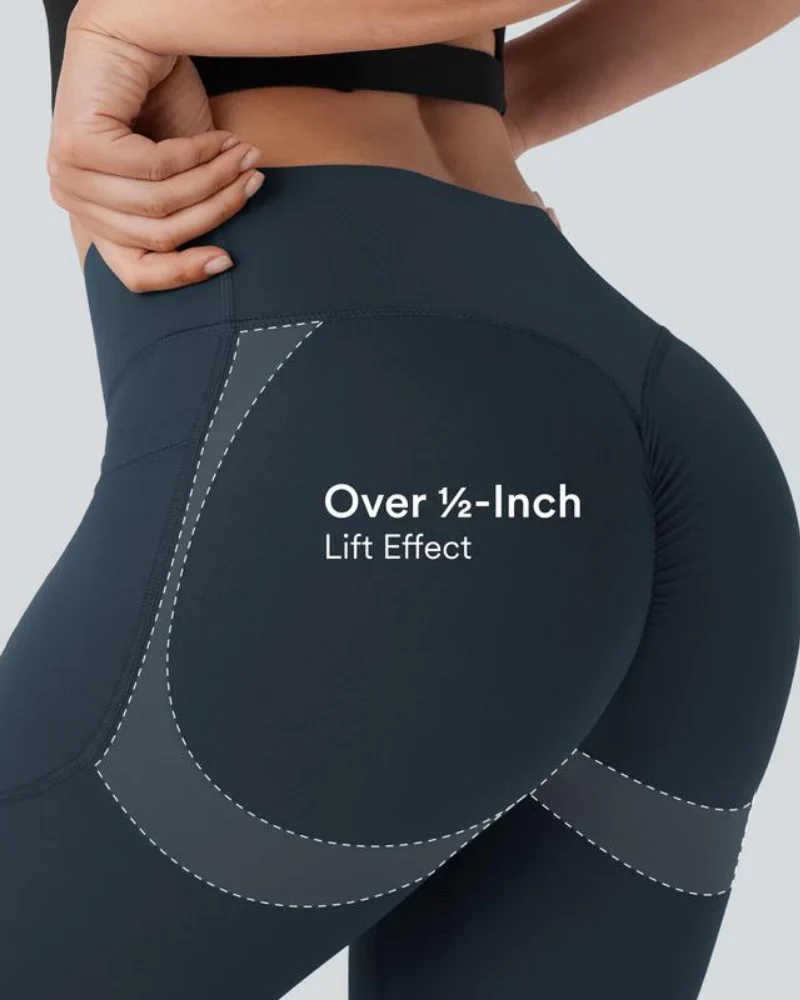 Tummy Control Butt-Lifting Training Leggings with Pockets