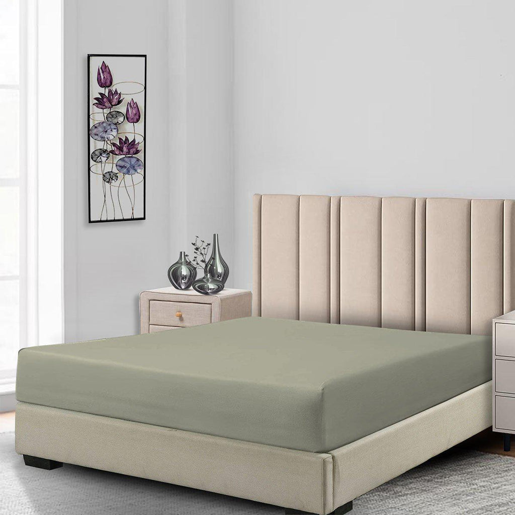 Low Profile Fitted Sheet (7-10 Inches) 100% Cotton Sateen – USA