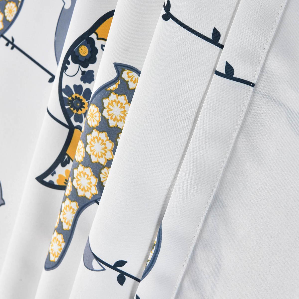 Room Darkening Birds Curtain Panel Pairs (Set of 2)