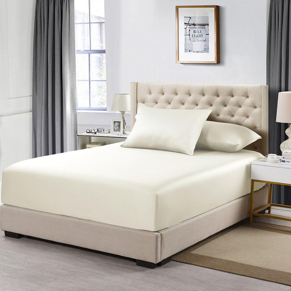 Percale Extra Deep Fitted (22 Inches) Fitted Sheet Only