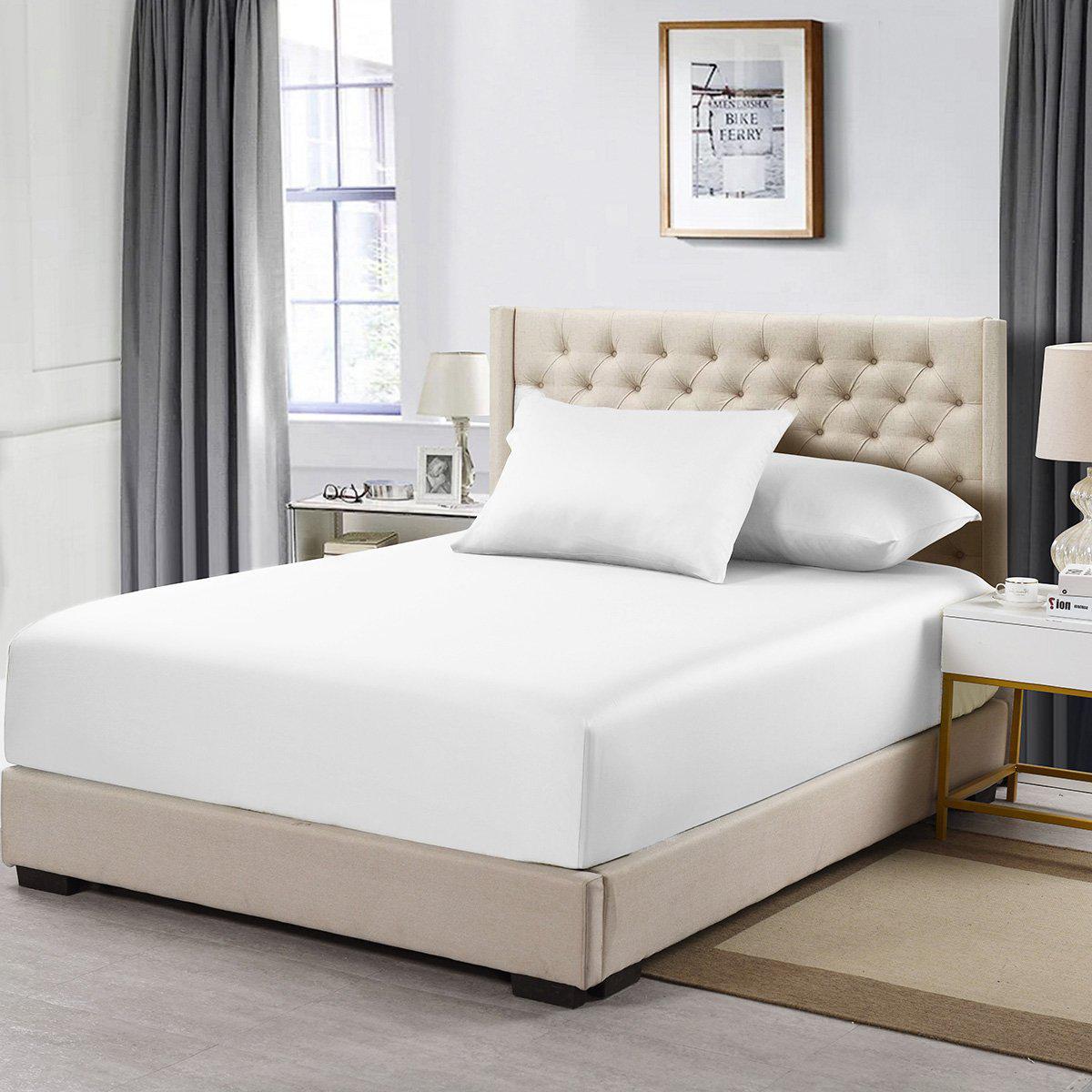 Percale Extra Deep Fitted (22 Inches) Fitted Sheet Only